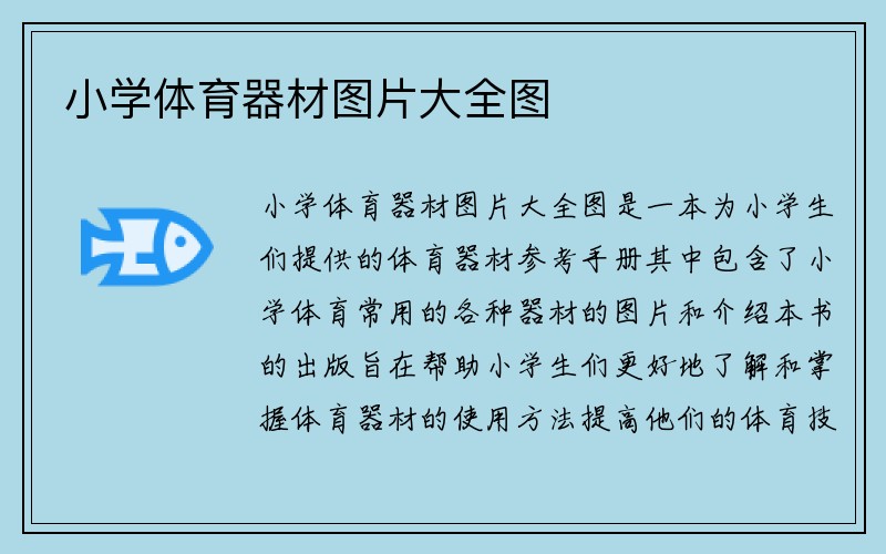 小学体育器材图片大全图